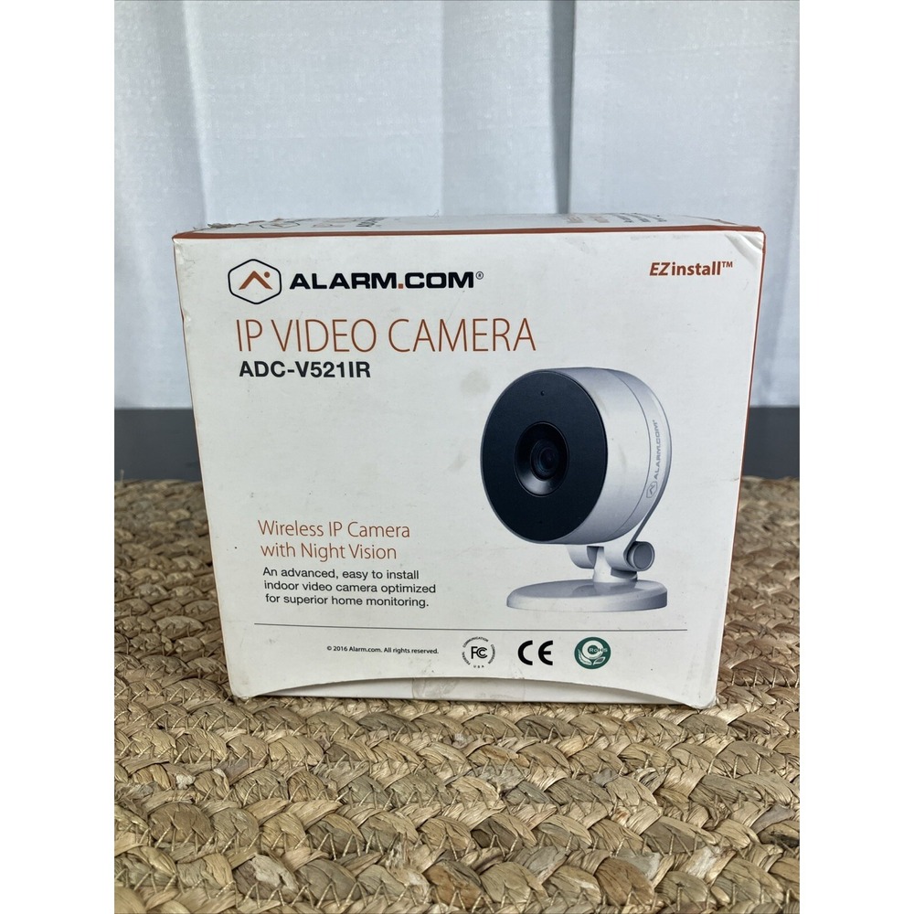 Alarm.com ADC-V521IR 1080P Indoor WiFi IP  Video‎ Camera w/ Night Vision